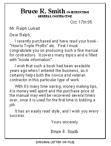 Smith Letter